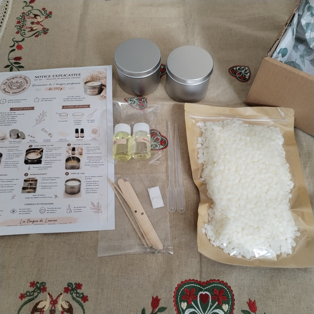 Kit DIY bougies doux